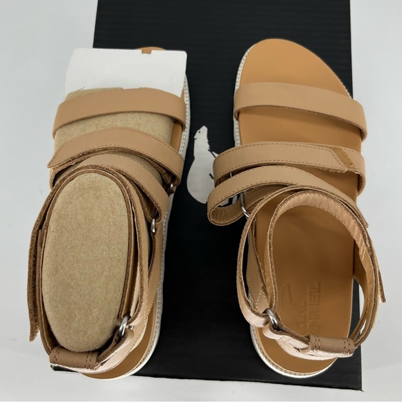 SOREL NEW ROAMING MULTI STRAP SANDALS IN HONEST BEIGE 7 8 - Picture 7 of 10